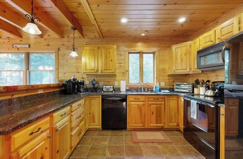 Greenwood House | Elegant Mountain Chalet with Hot Tub, Fire Pit, and Easy Access to Mt. Abram