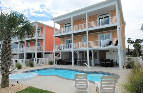 Sunset Beach House | Enjoy luxury in this 5BR, 5BA home with private pool in Sunset Beach, NC.