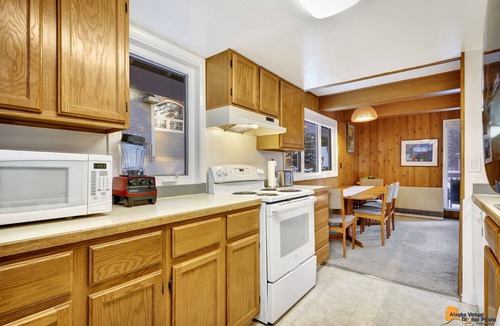Alyeska House | Entire cabin duplex one block from ski lifts, bike path, and hiking.