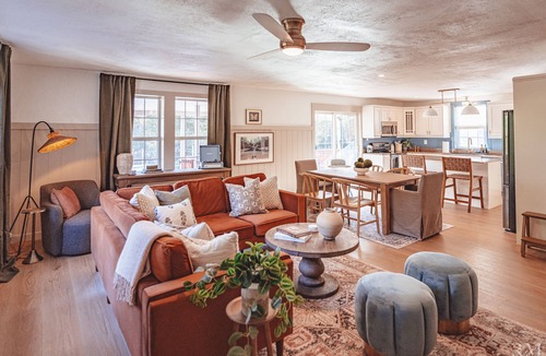 Rockbridge Cottage | Fall in Hocking Hills, Luxury Cottage with Hot Tub, Fire Pits, & Pond