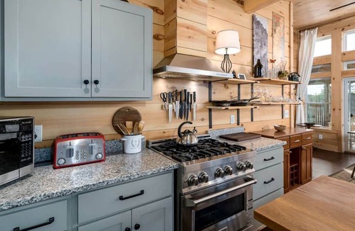 Blue Ridge Cabin | Fantastic Glamping Tiny Home Rental on The Toccoa River in Blue Ridge, Georgia