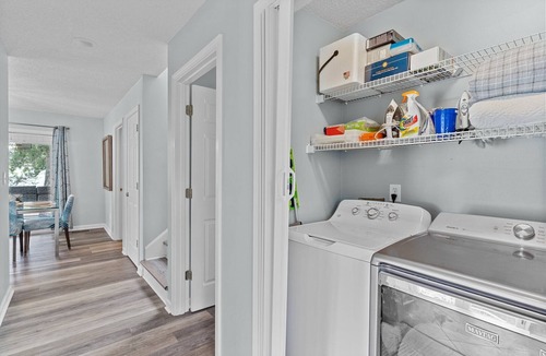 Tranquil Harbour House | Fenced in yard, Short walk to the beach from this spacious home. Dogs welcome!
