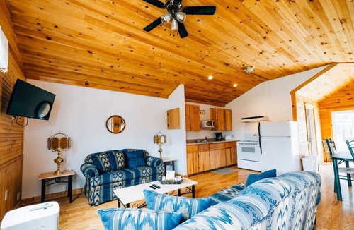 Green Gables House | Forest Lane Cozy Blue Right Side