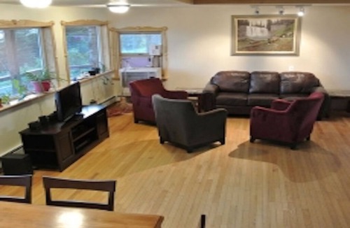 Haines Cabin | Glacier views, waterfront property on Haines dramatic Mud Bay Road