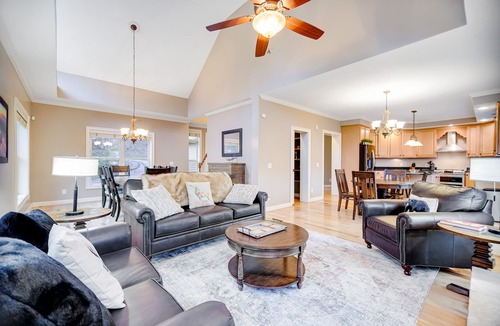 Sugar Mountain House | Gorgeous Three-Level Home w/Free WiFi, Washer/Dryer, Game Room, Firepit