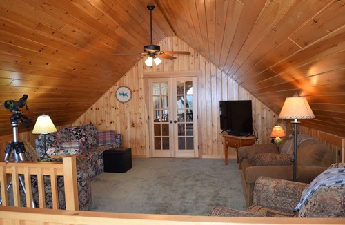 Rangeley Ski Chalet | Grand home in very private and serene estate setting. Direct prime lake access.