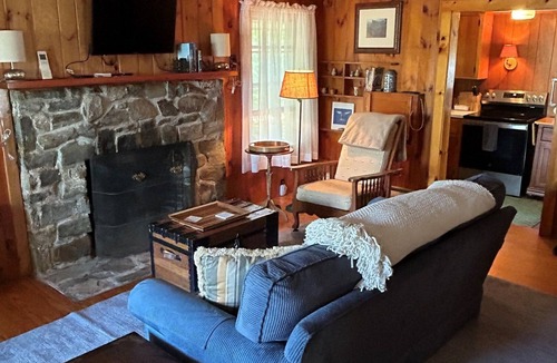 New Harbor Cottage | Harborside Cottage #1 on Working Fisherman's Harbor with Shared Dock and Float