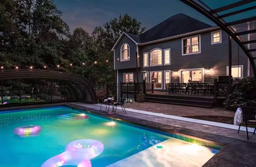 Candler House | HotTub—Heated Pool—Theater—Game Room—Sauna