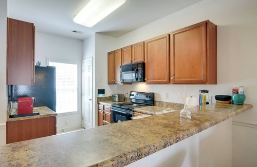 Deep River House | Inviting High Point Townhome with Patio + Privacy!