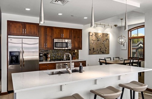 Downtown Steamboat Springs Condo | Kestrel Corner, AC! Prime Downtown Location with 180 Degree Views!