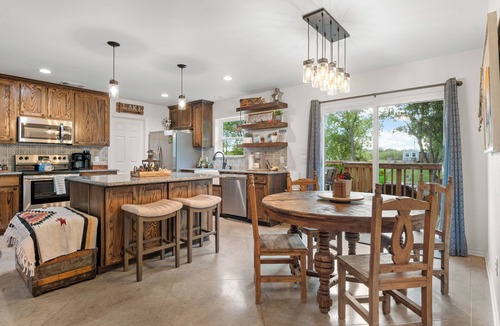 Dennis Cabin | Lakefront! Fire Pit, Kayaks, Foosball, Sparkling Clean Hot Tub