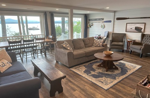 Center Ossipee House | Lakefront home on Ossipee Lake with dock and gorgeous views