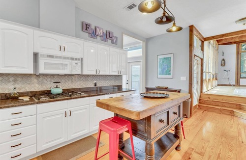 Burnet House | Lakeside Leisure - Peaceful waterfront home with a boat dock and game room.