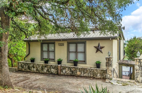 Burnet House | Lakeside Leisure - Peaceful waterfront home with a boat dock and game room.