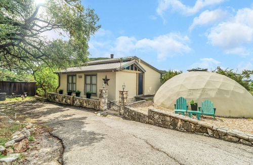 Burnet House | Lakeside Leisure - Peaceful waterfront home with a boat dock and game room.