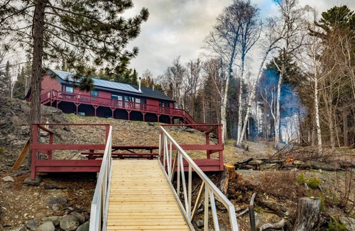 Northwest Piscataquis Cabin | Lakeside Lodge with stunning views!