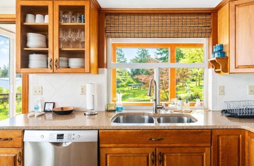 Langley House | Langley Oasis with Beach Access, Yoga Studio, and Chefs Kitchen