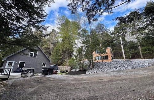 Belgrade Cabin | Little Pines Cabin in Belgrade Lakes Waterfront with Dock