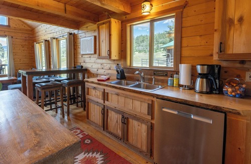 Pagosa Springs Cabin | Lux Hot Tub Cabin. Huge VIEWS! 35 Acres! Stargazing/Hiking Retreat! No Pet Fees!