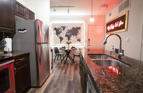 North Burnet Apartment | Luxury 1BR in the heart of The Domain - walk to dining, shopping, & nightlife.