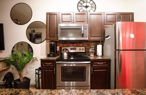 North Burnet Apartment | Luxury 1BR in the heart of The Domain - walk to dining, shopping, & nightlife.