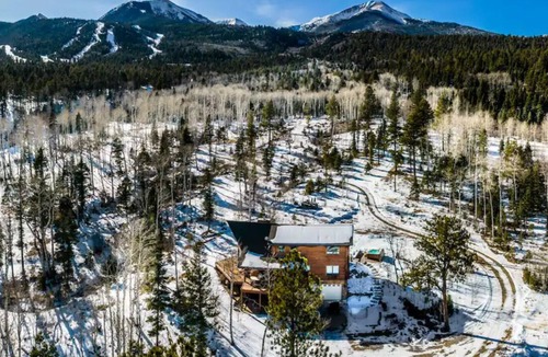Westcliffe Cabin | Luxury log cabin on 35 ac with hot tub