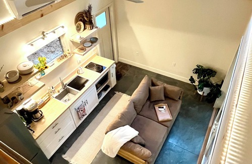 Swannanoa Cabin | Luxury Tiny House, hot tub, views, close to Asheville & Black Mt.