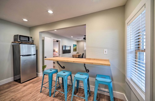 North Lake George Apartment | Mid-Century Modern Apt - Steps to Lake George