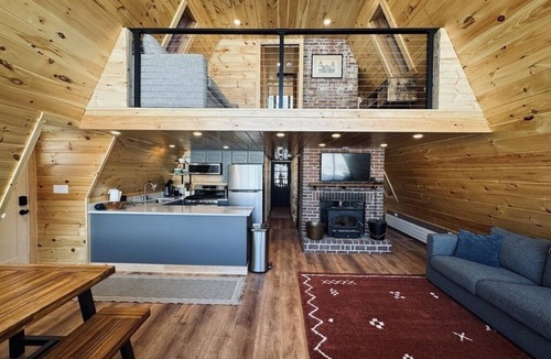 North Conway Cabin | Modern A-frame w Mountain Views - North Conway