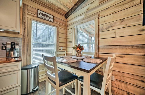 Pisgah Forest Cottage | Modern Cabin w/Fire Pit < 3 Mi to Trails!
