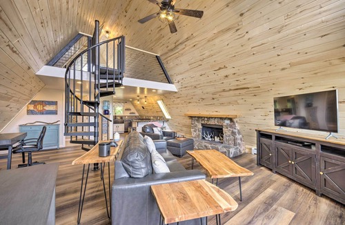 Guffey Cabin | Modern Guffey A-Frame Cabin: Grill, 38 Acres!