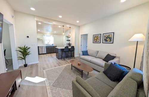 Norwalk House | Modern Norwalk Retreat | 2 King Suites + Sunroom