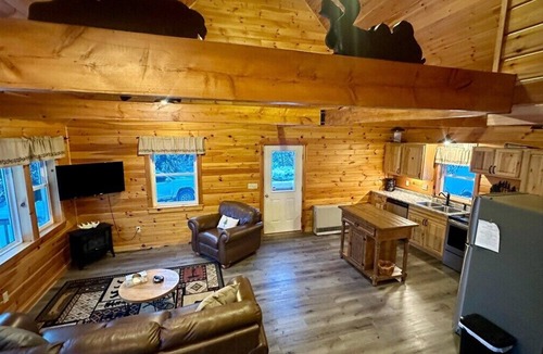 Shirley Mills Cabin | Moosehead State of Mind, 3BR Cabin with Mtn Views & Deck