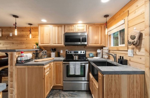 Paradise Estates Cabin | Mt Rainier Cabin! Sauna, Game Rm, Hot Tub, Firepit