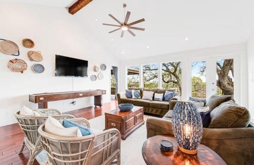 Paleface Lake Country Estates House | Natural Cliffside Oasis with Impressive Views, Gas Fireplace and Dock