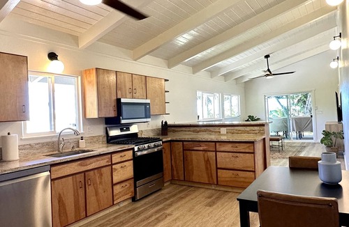Ninole House | NEW! Ocean and stream views on the beautiful Hamakua Coast.