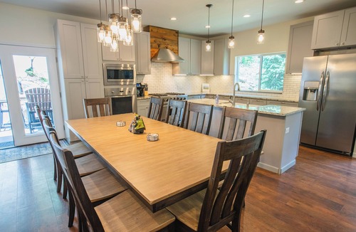 Breckenridge House | NEW VRBO. Group Lodge has 2 kitchens! Hot Tub and games for all ages