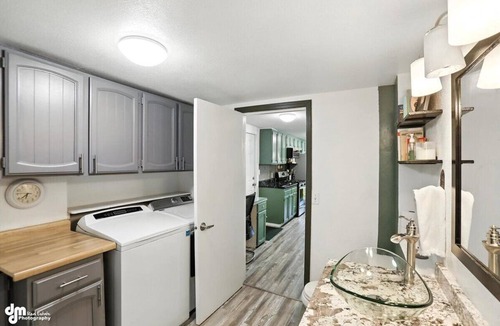 Mid-Hillside House | Once a 1950s Alaska Railroad Section House, this unique home blends modern comfort with vintage soul