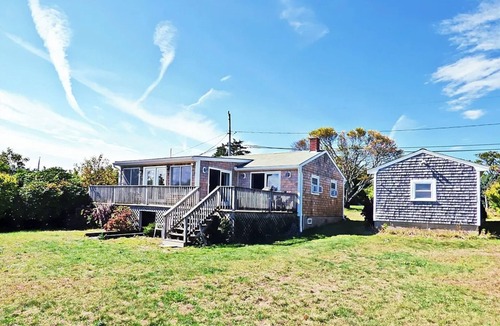 Plymouth House | Panoramic Cape Cod Bay Views with Private Sandy Beach