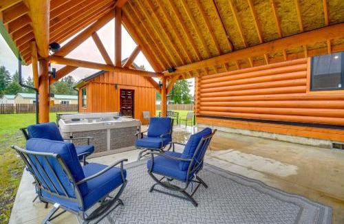 Forks Apartment | Pavilion w/Hot Tub! ‘Trybett Cabin 2’ in Forks