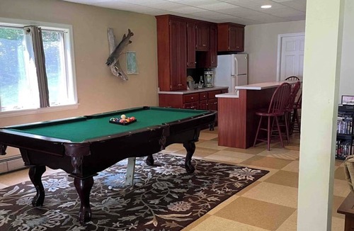 Rome House | Peaceful Maine hideaway with lake views, pool table, dock access, and Wi-Fi