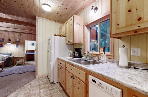 Kents Hill Cabin | Peaceful Parker Pond Cabin | Cozy Fire Pit, Bunkhouse & Lake Front Access