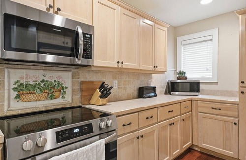 Foscoe Condo | Peaceful Timber Views, Fireplaces, Decks & Comfort