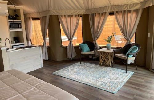 Oatmeal Other | Premium Suite 1-Safari Tent-Private Hot Tub