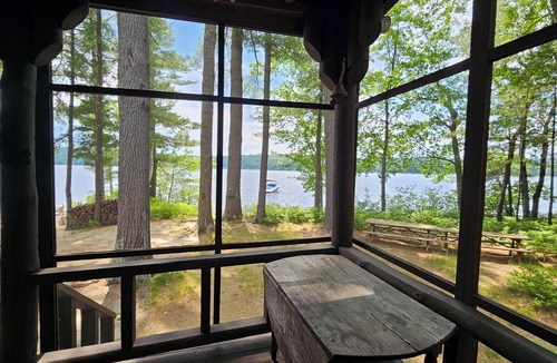 Harrison Cabin | Private beach on Long Lake, cabin + adorable bunkhouse