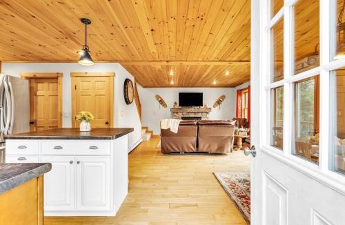 Rumford Center Ski Chalet | Private Chalet with Fireplace Hottub and Game Room