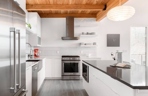 Candler House | Private Luxury Mountain View Getaway w/Chef`s Kitchen & Spa like Master Bath