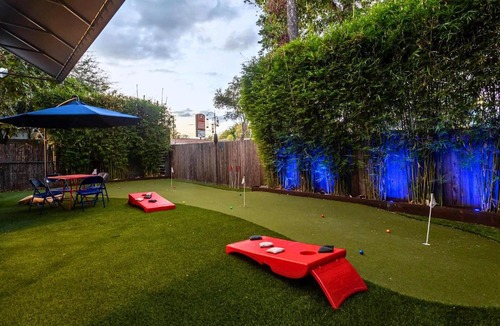 Holly House | Private Mini Golf and Covered Fireplace Lounge