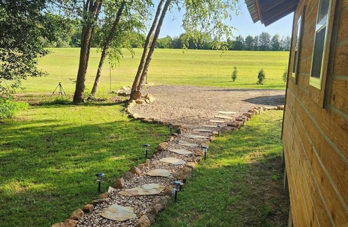 Boger City Cabin | Quiet and relaxing cabin by the creek! Pet-Friendly!