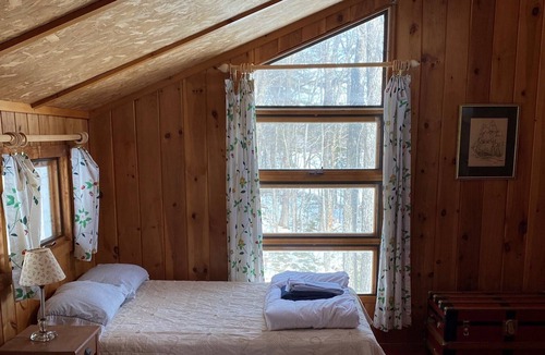 Sweden House | Quiet lakefront home with private beach near Bridgton, ME